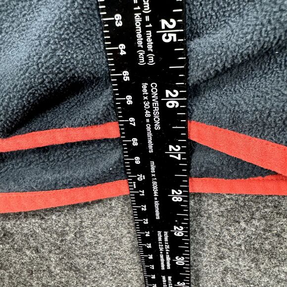 Drake Camp Fleece Pullover 2.0 Men's Medium Navy Red 1/2 Zip Outdoors - Picture 5 of 7